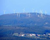 Imagen del parque e�lico de A Silvarredonda, en Cabana, muy pr�ximo al que Fenosa Wind quiere construir en Espuri�as.