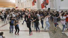 Detalle dunha das actividades da primeira edici�n do Ser�n celebrada no Gai�s, que se dedicou a un Encontro Galego de Cultura Popular sobre o baile e a m�sica tradicionais