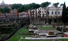 �rea arqueol�gica de Torre Argentina, en Roma.