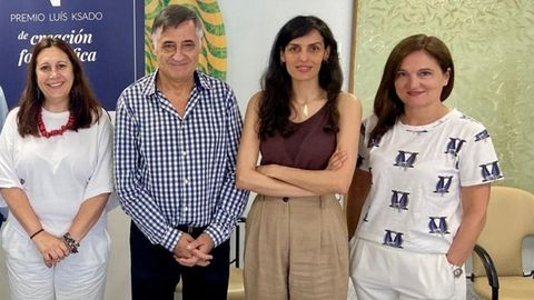 Gervasio S�nchez en un acto en A Coru�a en junio de este a�o