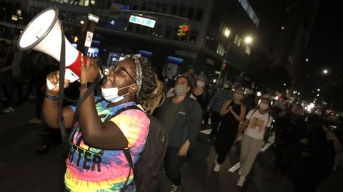 Protestas raciales en Nueva York