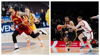 Francis Alonso y Dominik Mavra, dos de los breoganistas que compitieron con sus selecciones.