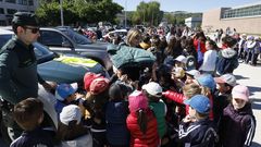 Exhibicin de las diferentes unidades de la Guardia Civil en Sarria