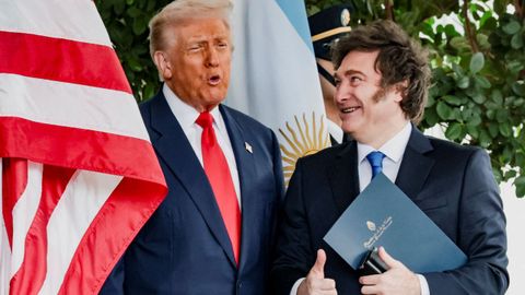 Trump y Milei, en la Casa Blanca en una imagen de archivo.