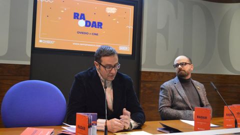José Luis Costillas y Pablo de María presentan la nueva programación del ciclo de cine Radar