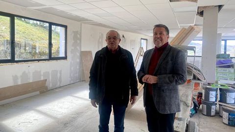 Francisco Rodr�guez, el alcalde; y Perfecto Rodr�guez.