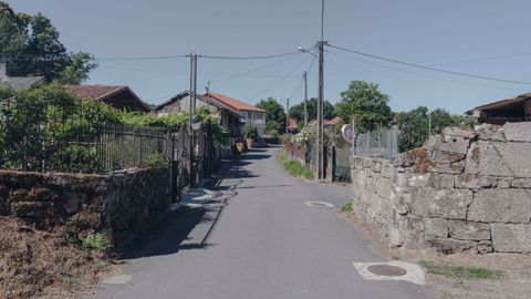 Aldea de A Granxa, en la que tuvo lugar el presunto matricidio