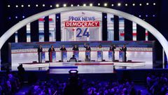 Primer debate de los precandidatos republicanos a la presidencia de Estados Unidos, sin Donald Trump