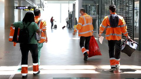 El equipo que realiz� el cribado en el aeropuerto