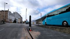 Hubo que retirar la farola al suponer un peligro por su inestabilidad