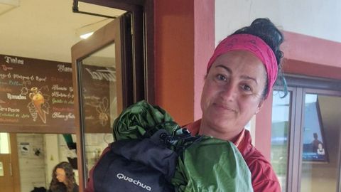 Anais estaba realizando un tramo del Camino Norte en días pasados cuando le saltó la popularidad en Instagram de golpe
