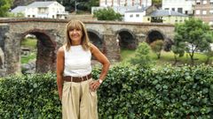 Aquilina Prieto en Sobradelo, la capitalidad del municipio de Carballeda de Valdeorras