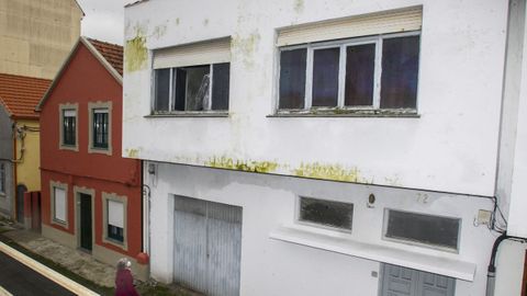 Vivienda de Freixeiro en la que apareci� muerta la mujer