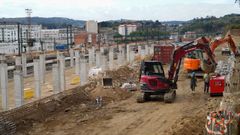 Obras en la intermodal de A Corua