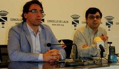 Varela y Crespo presentaron ayer el torneo de ajedrez escolar.