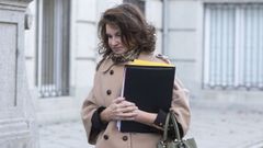 Pilar Rodrguez, jefa de la Fiscala Provincial de Madrid, a su llegada al Tribunal Supremo