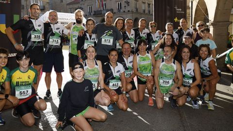 Carrera solidaria de la Guardia Civil en Ourense.