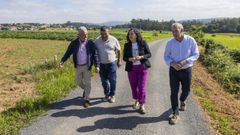 La delegada territorial de la Xunta, Bel�n do Campo, visit� Coristanco, uno de los concellos beneficiarios de estas ayudas