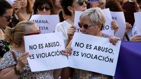Concentraci�n en Toledo contra la libertad provisional de La Manada