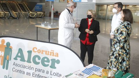Imagen de archivo de una campaa informativa sobre enfermedades renales en Ferrol
