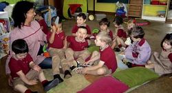 Los m�s peque�os disfrutaron de un primer d�a de juegos en el colegio Sagrado Coraz�n de Lal�n.