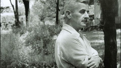 William Faulkner retratado por Cartier-Bresson en 1947