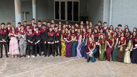 Los chicos de Monte das Moas se despidieron del instituto por todo lo alto.