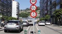 Imagen de archivo de un tramo de la Traves�a de Vigo