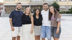 Daniel Costa, Marta Castro, Carmen Arjomil, Adri�n Lema y Ana Mouzo.