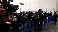 Los periodistas, a las puertas del juzgado