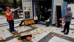 Enrique Tenreiro en su �performance�