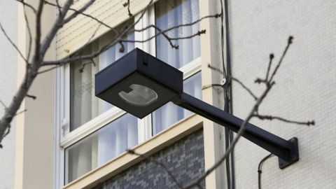 Modelo de farola mural para las luminarias adosadas a fachadas