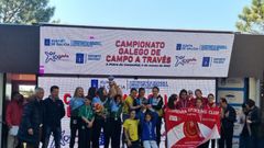El club Ferrol Atletismo fue segundo clasificado por equipos en infantil femenino