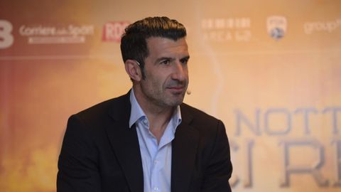 Luis Figo.El exfutbolista Luis Figo