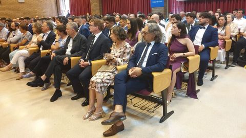 Acto de graduacin de alumnos de ingeniera en la Escola Politcnica Superior del campus de Lugo