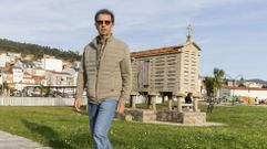 Jos� Pardi�as Alvite, fotografado en Cee, vila onde reside 