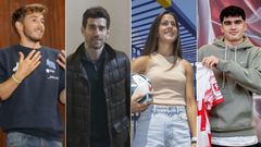 Guillermo Carracedo, Borja Gol�n, Nuria R�bano y Hugo Novoa (de izquierda a derecha).