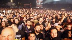 P�blico durante el concierto de Judas Priest en el Resu