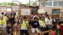 El Concello de Carballo y el centro CEIP A Cristina coordinan una campa�a de sensibilizaci�n