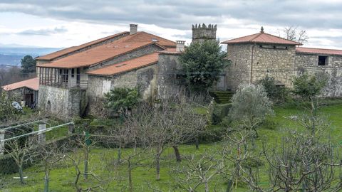 Pazo de Goin, una localidad prxima al punto donde se detect el epicentro del sesmo