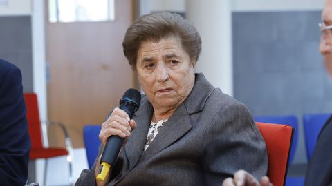 La madre Salud, durante su intervenci�n