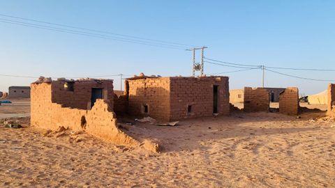 Vista de los campamentos de refugiados saharauis