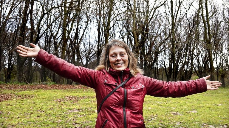 La poeta Iria Medra�o. 