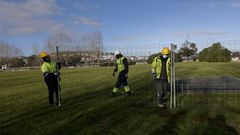 Esta semana comenzaron el vallado de la zona donde comenzar�n a obrar