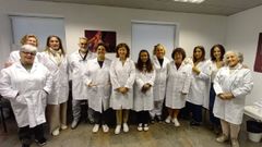 Voluntariado de la Asociaci�n Espa�ola Contra el C�ncer en el Hospital Naval de Ferrol. 