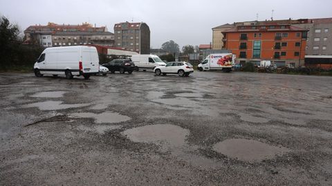 La parcela se utiliza actualmente como aparcamiento p�blico