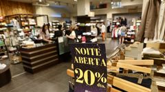 Las tiendas estuvieron abiertas hasta las 22.00 horas.
