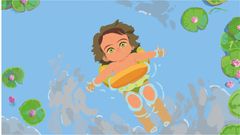 Fotograma de la pel�cula de animaci�n sobre la infancia de la escritora belga Am�lie Nothomb