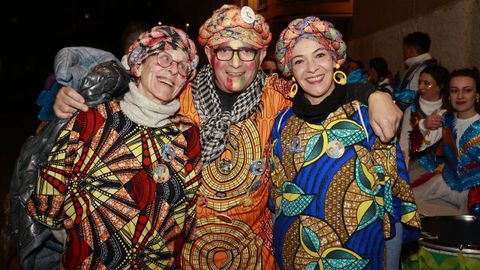 Entronizaci�n del dios Momo en A Coru�a