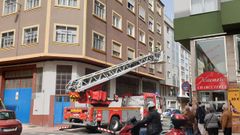 La intervenci�n de los bomberos y la polic�a en la tarde de este mi�rcoles